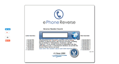 Desktop Screenshot of ephonereverse.com